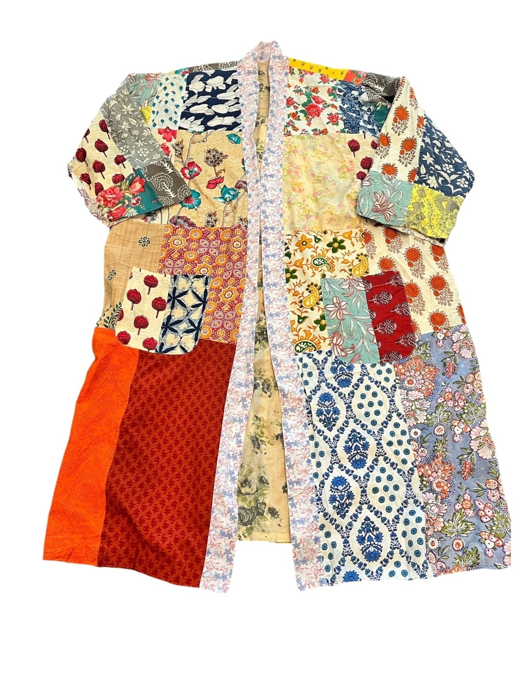 Patchwork open front duster - Picture 4 of 4